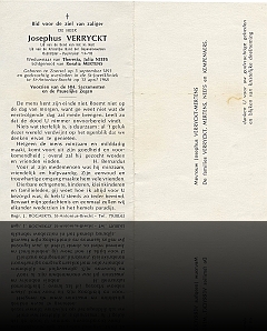 doodsprentje J.Verryckt